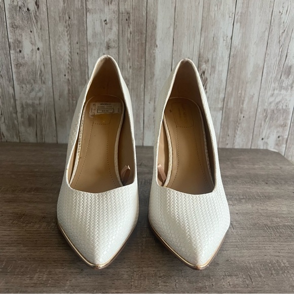 Marc New York Elegant White Textured Women's Pumps 8.5 - Picture 2 of 9
